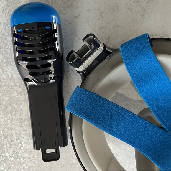 SEAVIEW 180 Degree Panoramic Snorkel Mask- Full Face Design, Blue - S/M - Picture 8 of 9